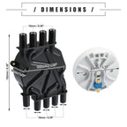 Ignition Distributor Set with Cap and Rotor Kit for Chevrolet (1995–2000)