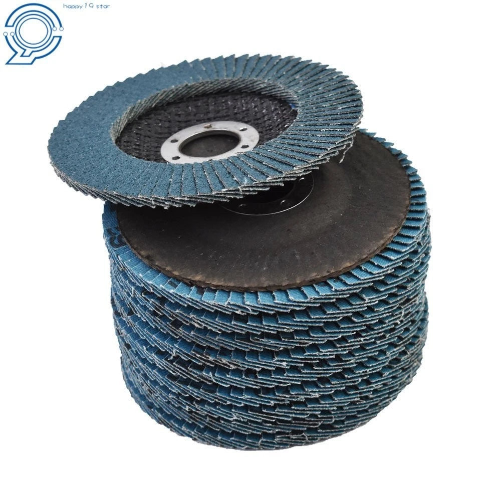 50 Pack 40 Grit Zirconia Flap Disc Sanding Grinding 4-1/2" X 7/8"