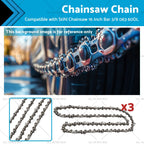 3X 16" Chainsaw Chain 3/8 .063 60DL for Stihl Chainsaw (Fits 16" Bar)