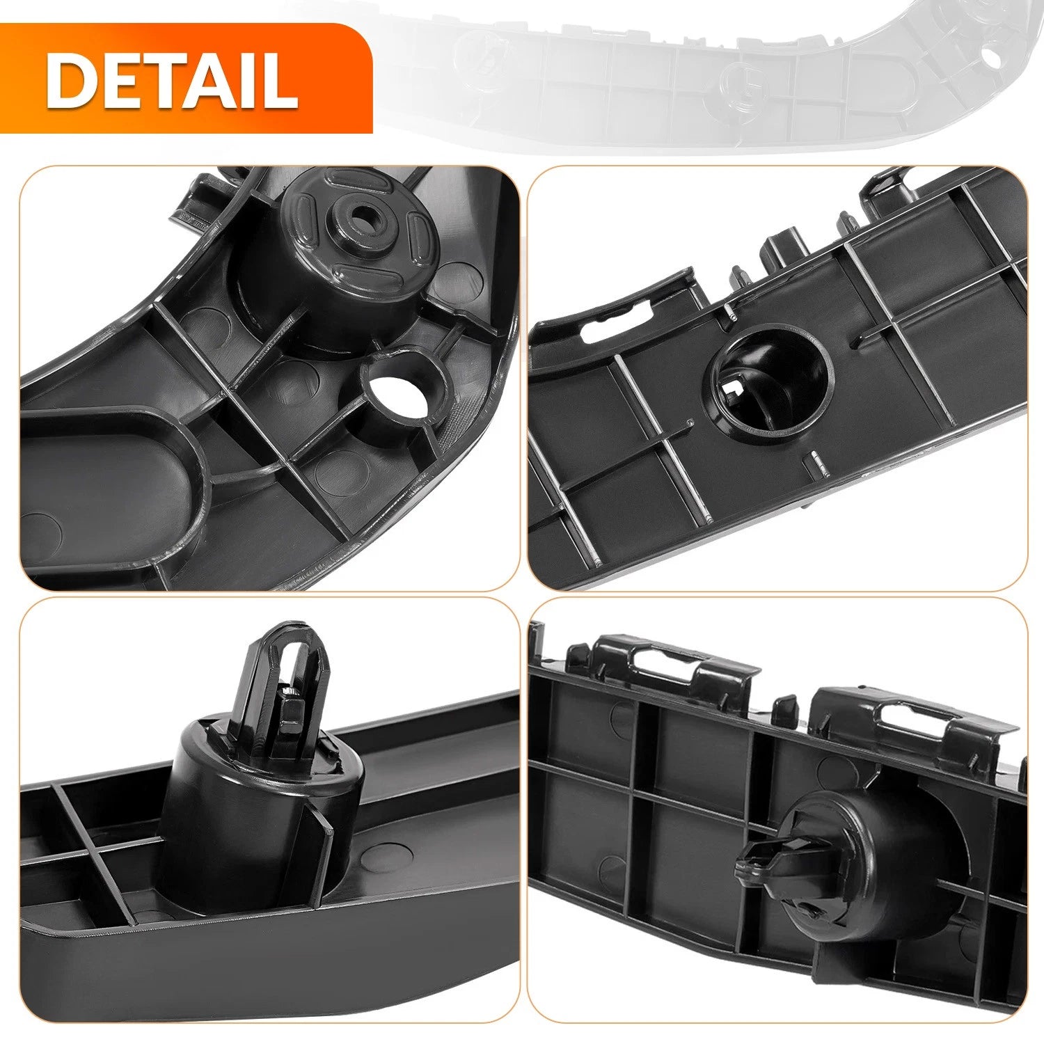 Set of 2 Front Bumper Retainer Brackets for Toyota 4Runner (2014–2024)