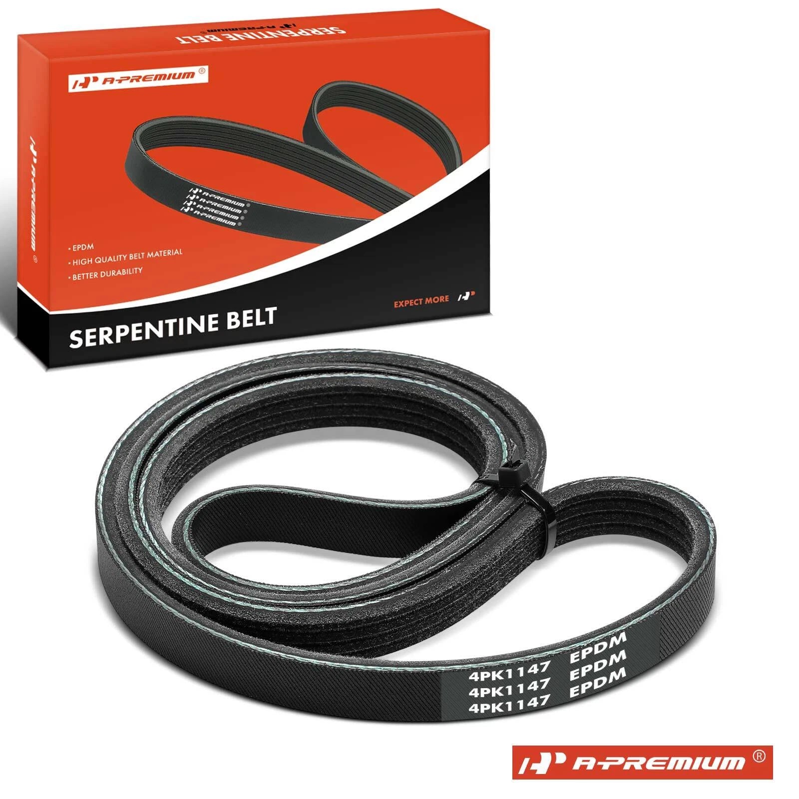 Serpentine Belt for Honda Accord, Toyota 4Runner, Mercedes-Benz