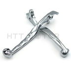 Chrome Skull Brake Clutch Levers for Kawasaki Vulcan 1500 1600 (1996–2008)