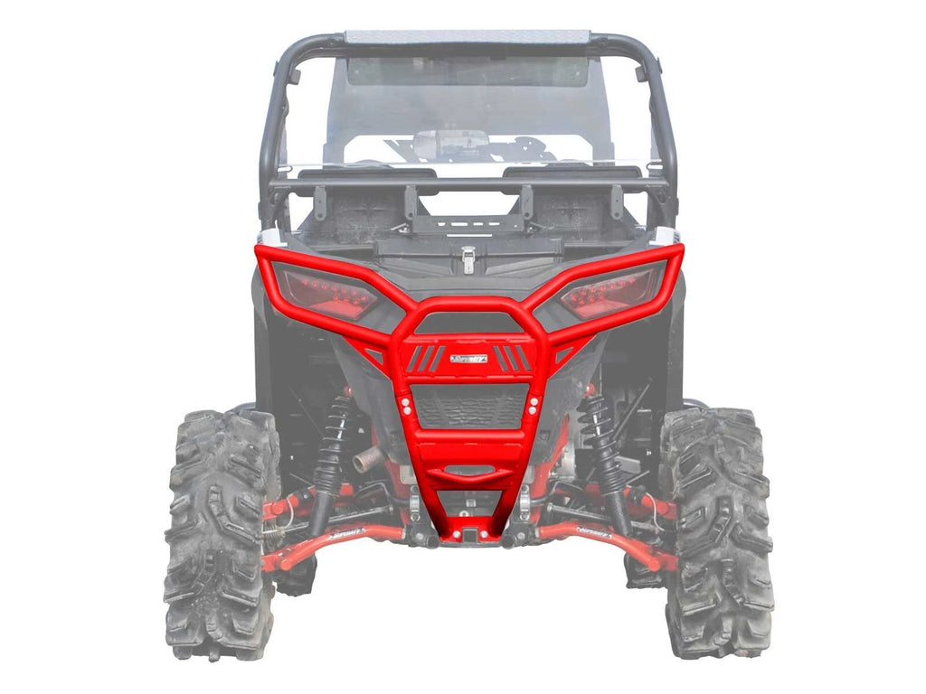 Heavy Duty Rear Bumper for Polaris RZR 900 / S 900 (2015–2020) - Red