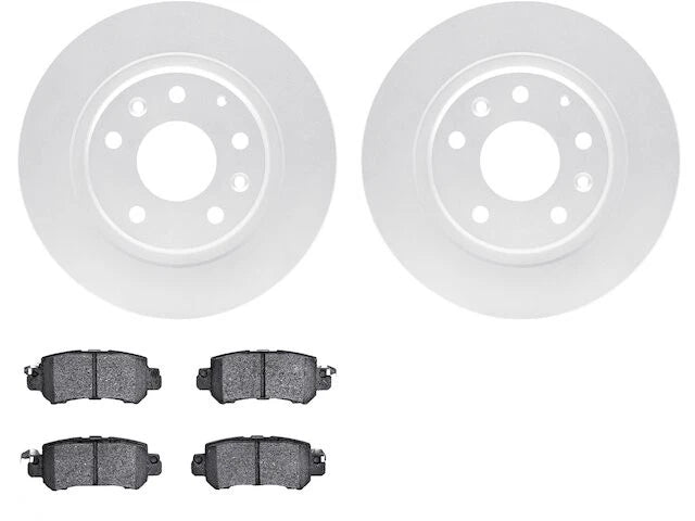 Rear Brake Pad and Rotor Kit for Mazda CX-3 (2016–2018) BM847FX