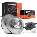 Front Disc Brake Rotors & Ceramic Pads for BMW 525i 2001–2003 528i 1997–2000