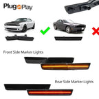 Smoked Fender Side Marker Lights for Dodge Challenger (2018–2022)