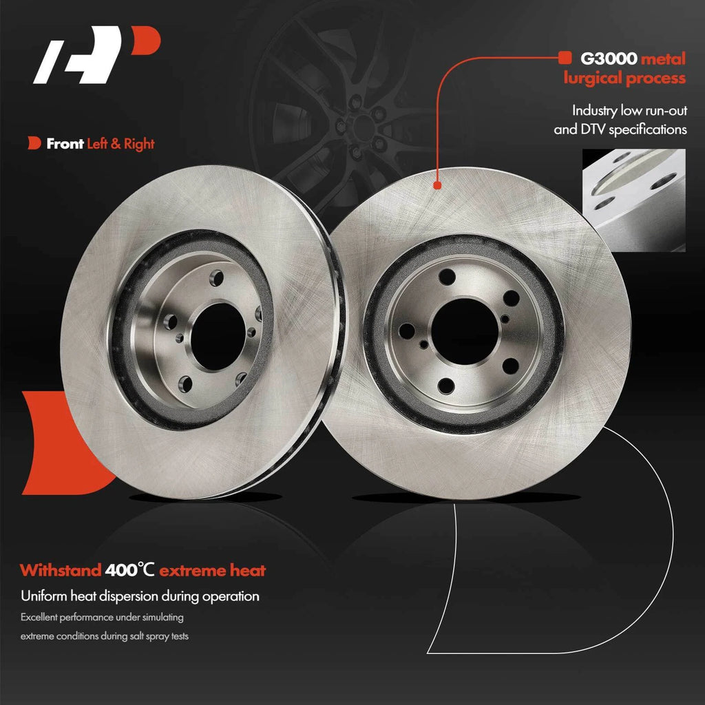 Front Disc Brake Rotors for Subaru Impreza (2017-2023)