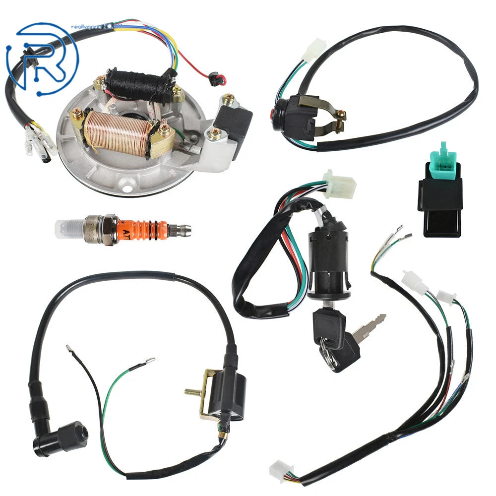 CDI Wire Harness Stator Assembly for 50cc 70cc 90cc 110cc 125cc ATV (2000–2023)