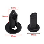 Set of 100 Push Pin Rivet Retainer Clips for ATV UTV
