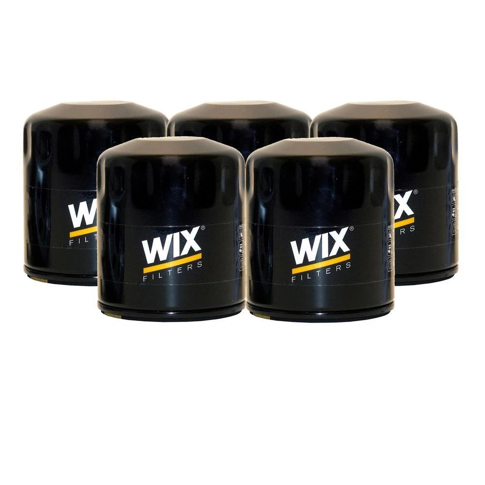 Set of 5 Engine Oil Filters for Chrysler Dodge GM Saab Ford LR Saturn