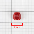 4X Aluminum/Steel Hard Line Red 4-An 1/4" Tubing Sleeve Nut Flare Fitting