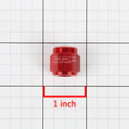 4X Aluminum/Steel Hard Line Red 4-An 1/4" Tubing Sleeve Nut Flare Fitting