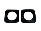 2X Marine Carbon Gauge Trim for 3 3/8in Cutout