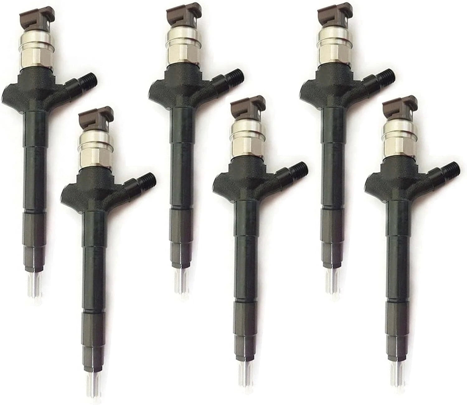 6X Fuel Injector 23670-09060 095000-593# for Toyota Hilux (2KD-FTV)