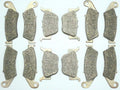 12 Front Rear Brake Pads for Honda TRX450R (2004–2009)