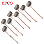 8 Pcs Carbon Brush for Blower Motor Fan & Windshield Wiper Motor (6x6x10mm)