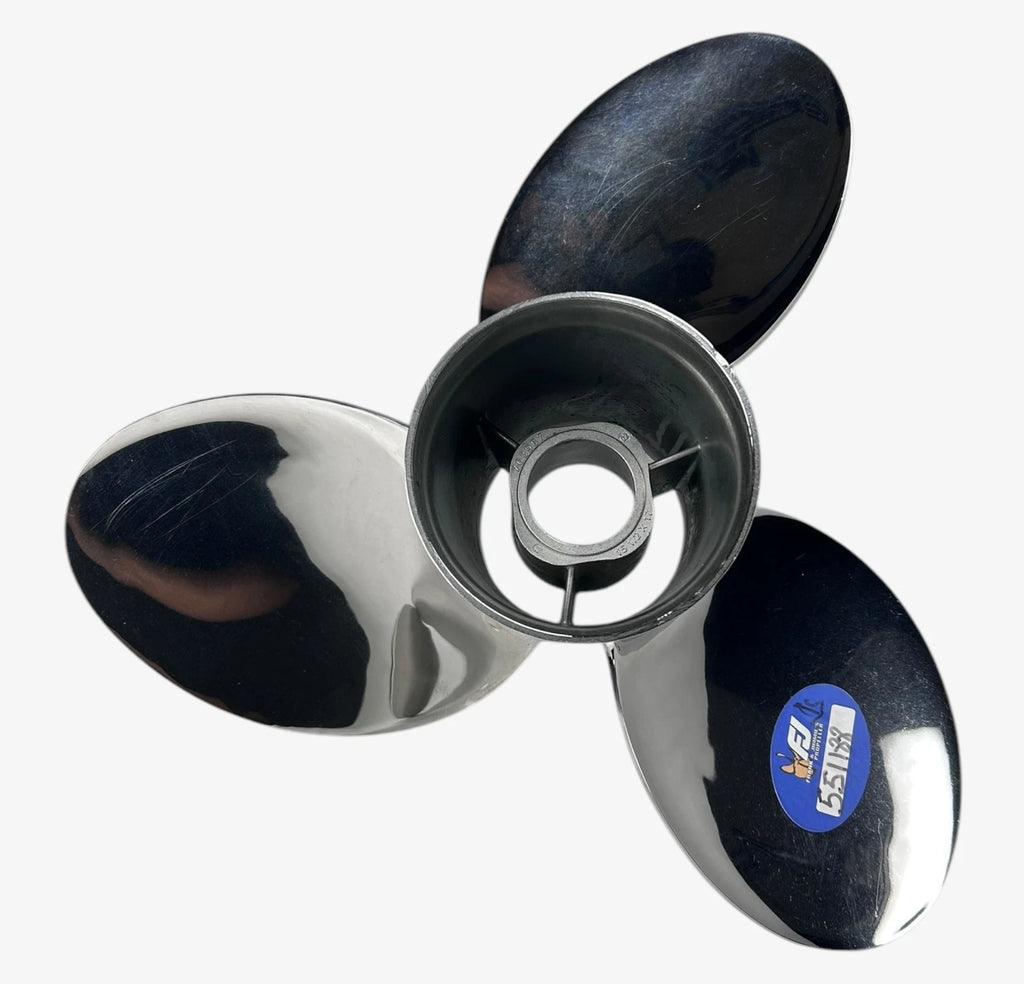 3X 15.5'' x 17P Rebel Propeller for Evinrude Johnson (Remanufactured) 763987 LH