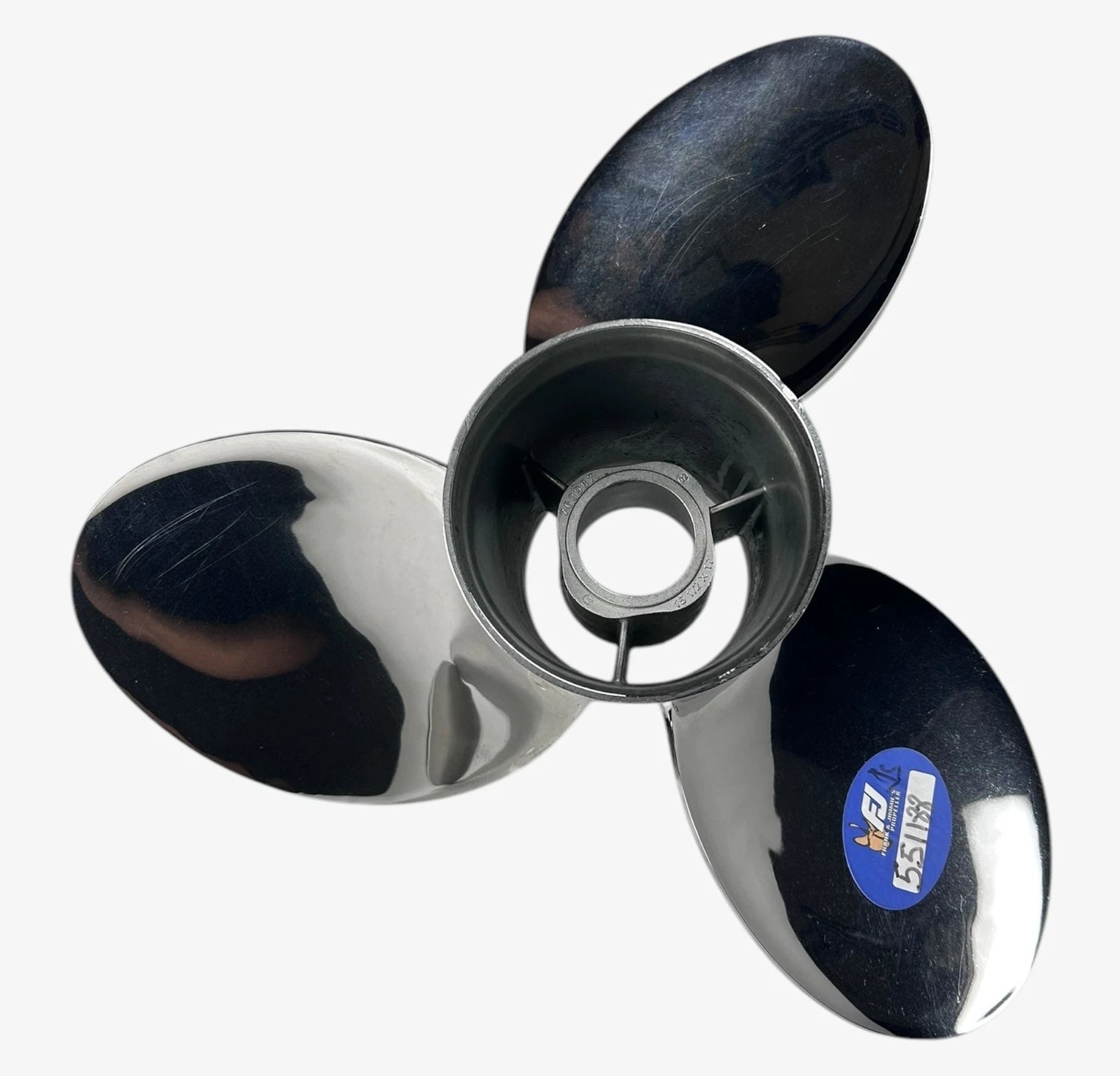 3X 15.5'' x 17P Rebel Propeller for Evinrude Johnson (Remanufactured) 763987 LH