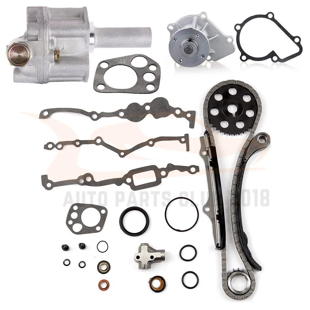 Timing Chain Kit with Water Oil Pump for Nissan D21 2.4L SOHC KA24E (1990–1994)