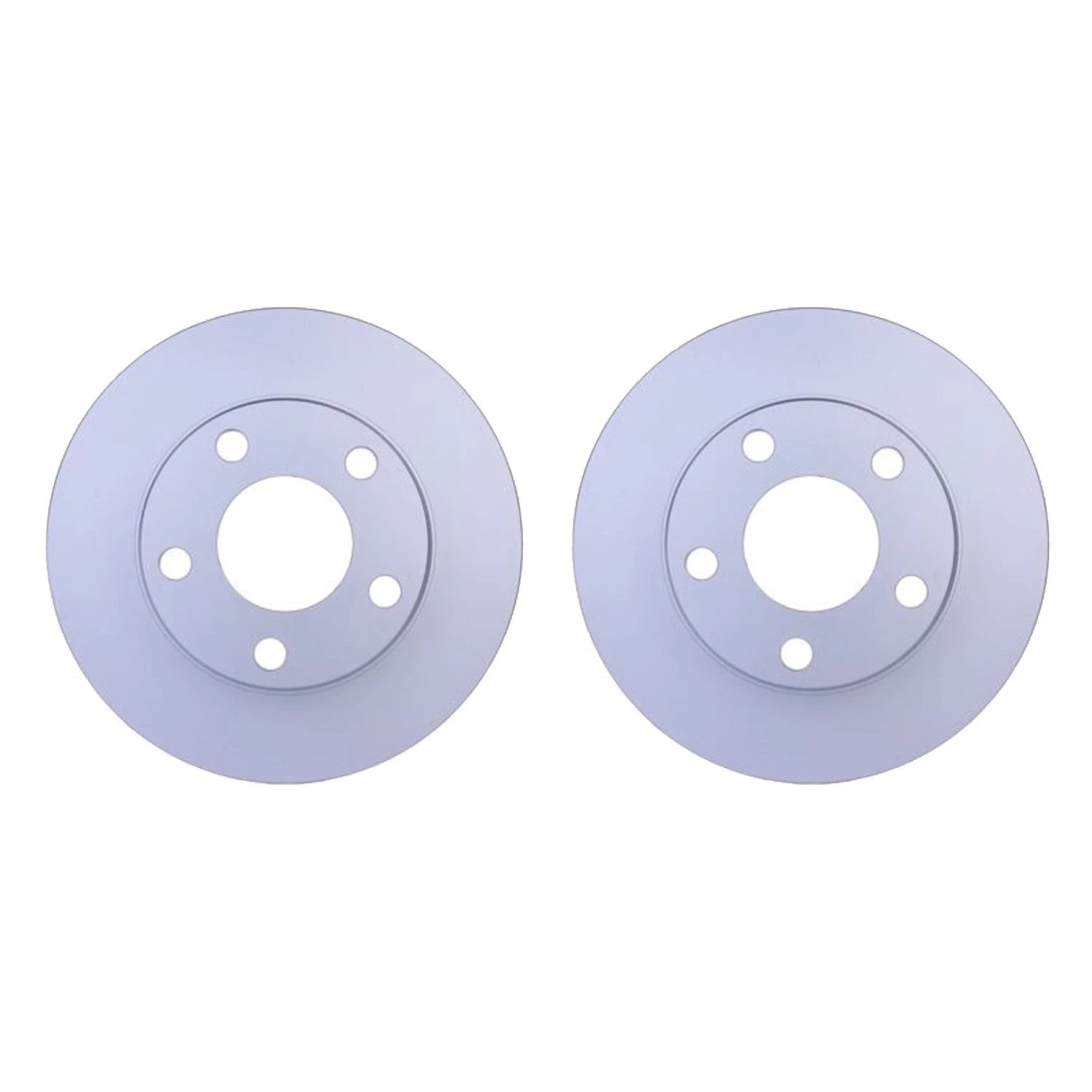 Set of 2 Rear Solid 255mm Disc Brake Rotors for Audi Allroad Quattro