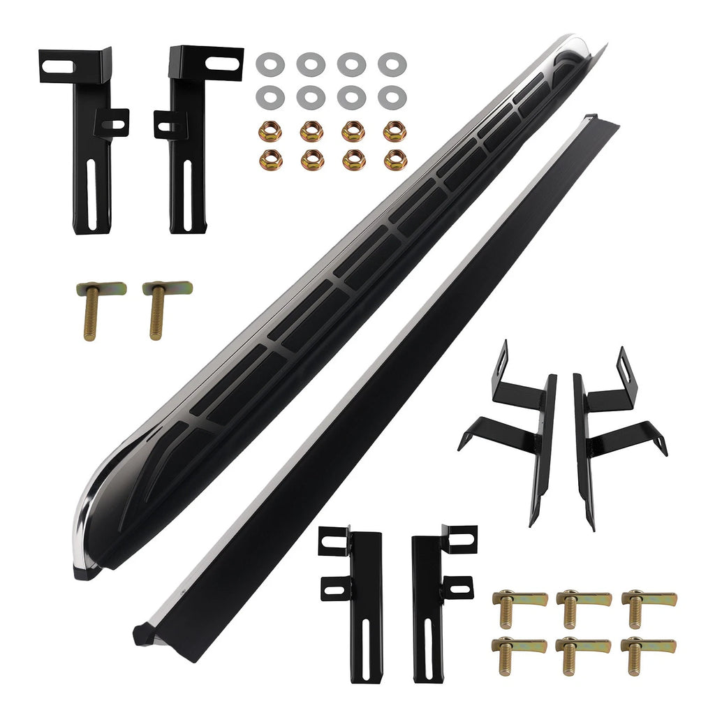 Black Running Board Side Steps for Toyota Highlander (2020–2025)
