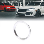 Set of 2 Silver Tone Engine Start Button Decorative Ring Covers for Audi A4L A6L Q5 A5 A7