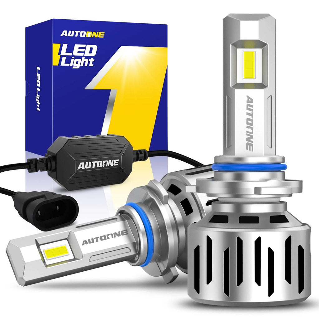 2X 9005 LED Headlight Bulbs for High Beam (6500K, 5000LM)