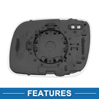 Heated Right Side Mirror Glass for Volkswagen Touareg (2002–2006)