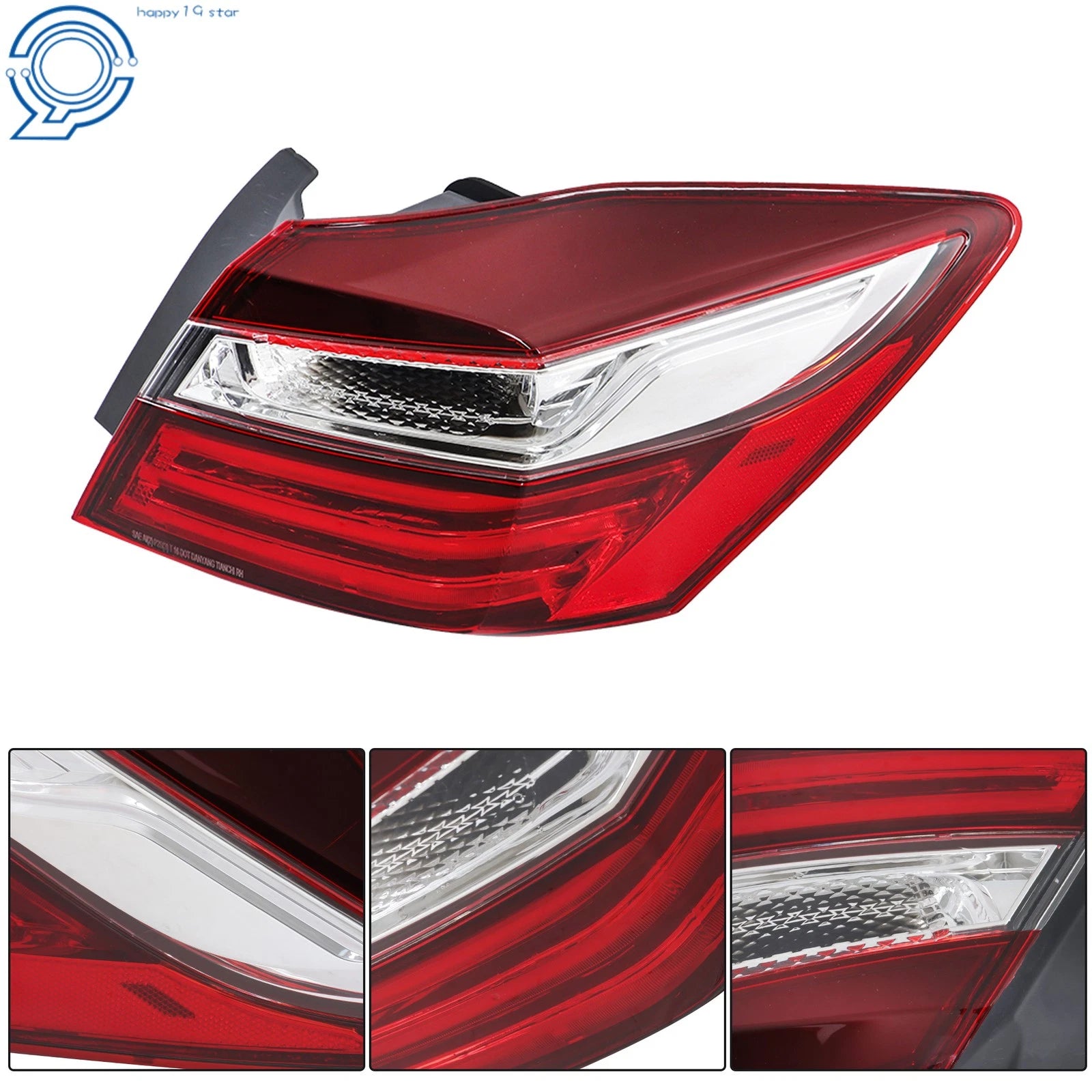 Outer Tail Lights for Honda Accord Sedan (2016-2017) Pair