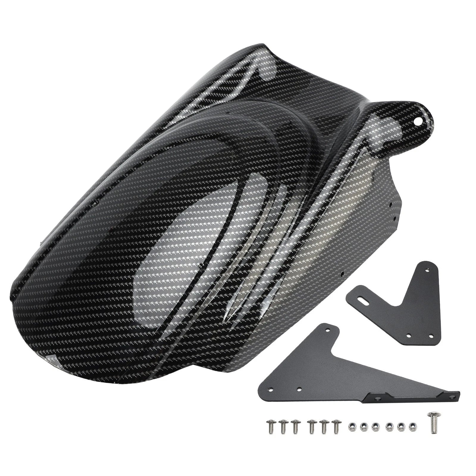 Rear Hugger Fender Mudguard for Kawasaki Versys 650 KLE650 (2015–2025) Carbon