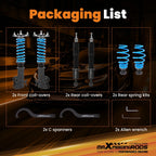 24 Level Adjustable Coilovers for Toyota C-HR (2018–2022)