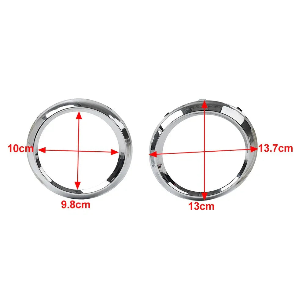 Left Fog Light Bezel Cover Chrome Trim Ring for Toyota Sienna (2011-2017)