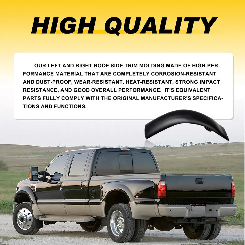 Set of 2 Cab Corner Roof Molding for Ford Super Duty (1999–2007)