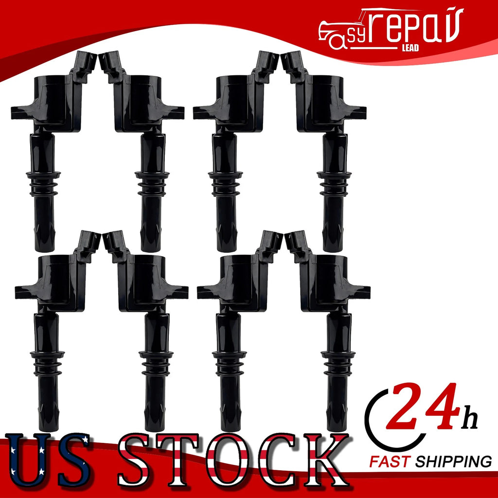 Set of 8 Ignition Coils for Ford F-350 Super Duty 5.4L V8 (2004–2008)