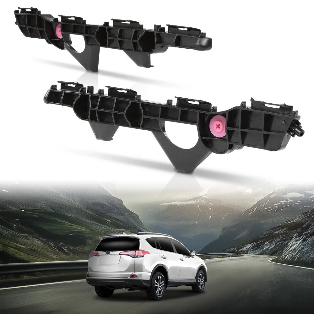 Set of 2 Rear Bumper Retainer Brackets for Toyota RAV4 (2016–2018)