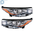 Headlight Set for Toyota Highlander (2014–2016) Halogen Projector