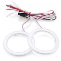 70MM LED Fog Headlights with COB Angel Eyes for Universal Fit (2010–2023)