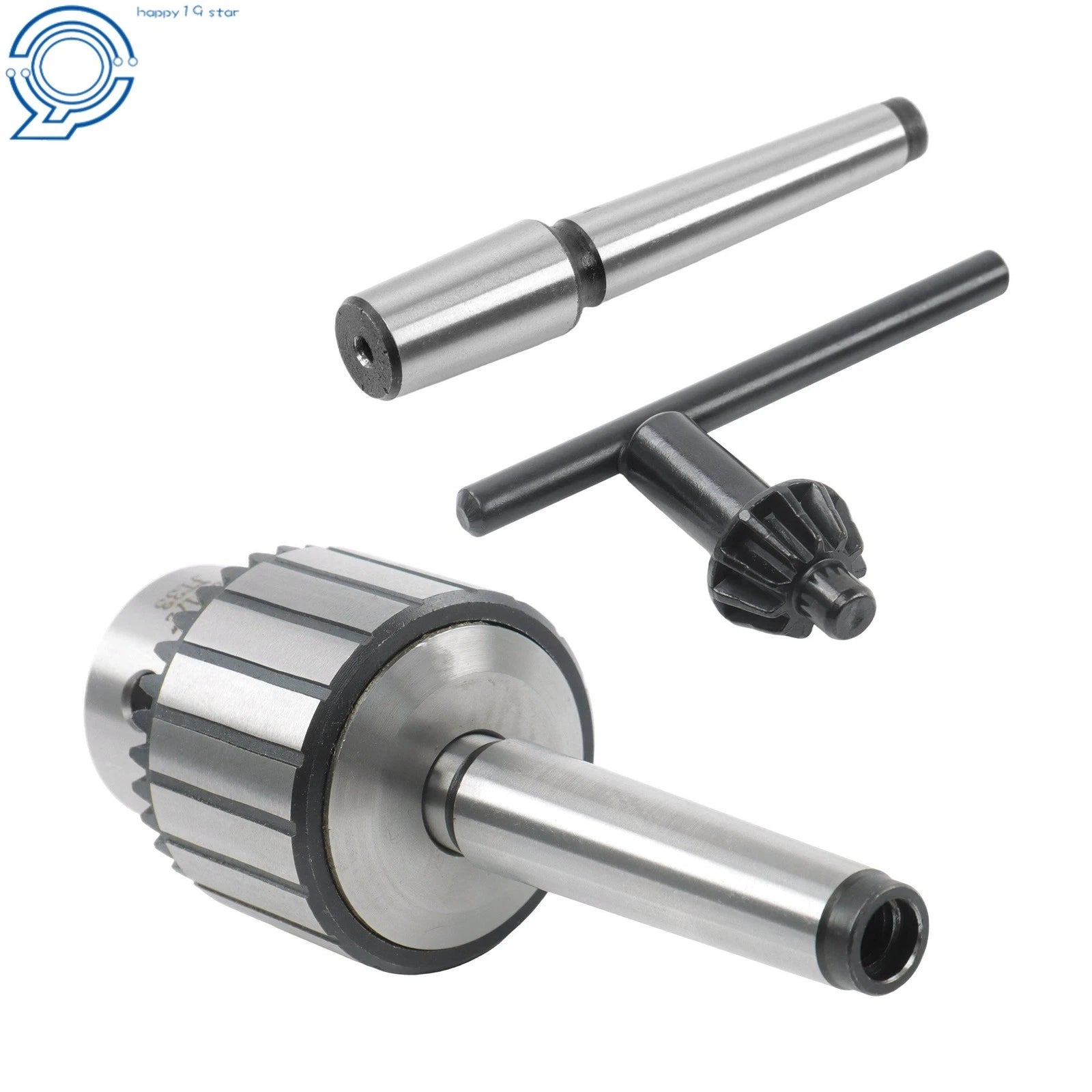 Set of 4 Drill Chucks with Morse Taper Arbors for Various Models (JT33)