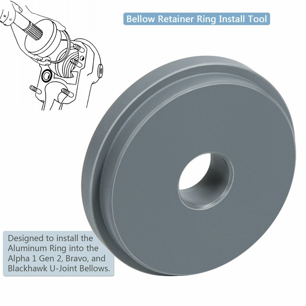 Bellow Retainer Ring Install Tool for Alpha Bravo (Replaces Mercruiser 91-818162)
