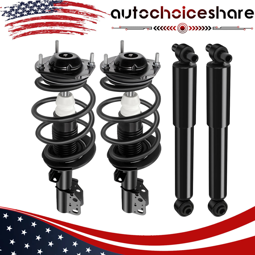 Set of 4 Shocks Struts Assembly for Chevy Traverse (2009–2016)