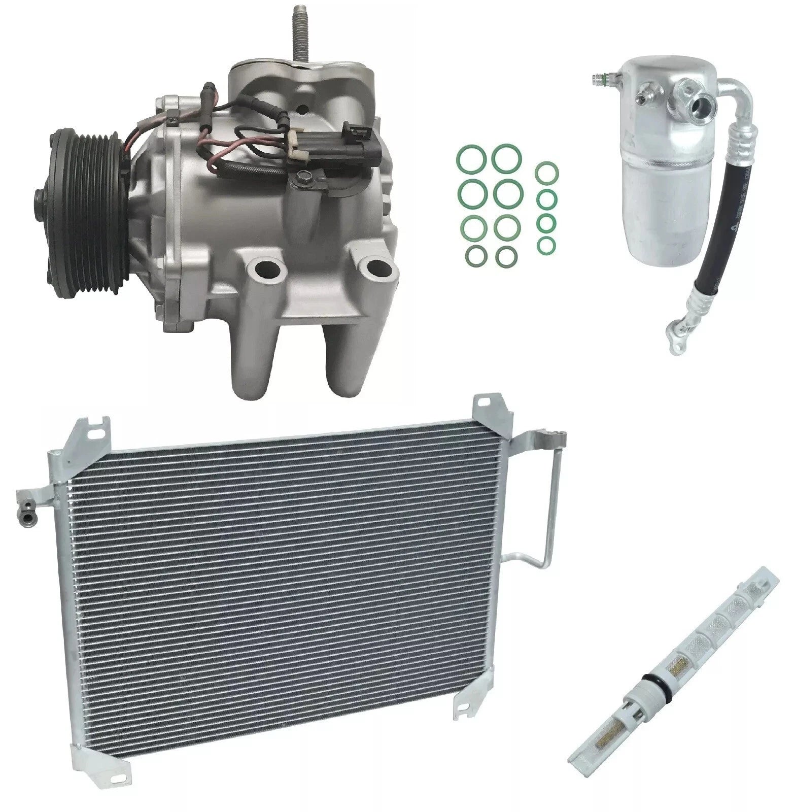 AC Compressor Kit With Condenser for GMC Envoy 4.2L (2007–2009)