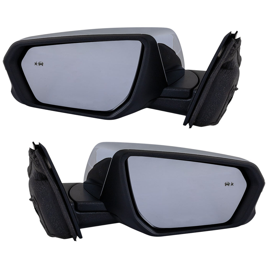 Set of 2 Power Heated Chrome Mirrors for Equinox (2018–2020)