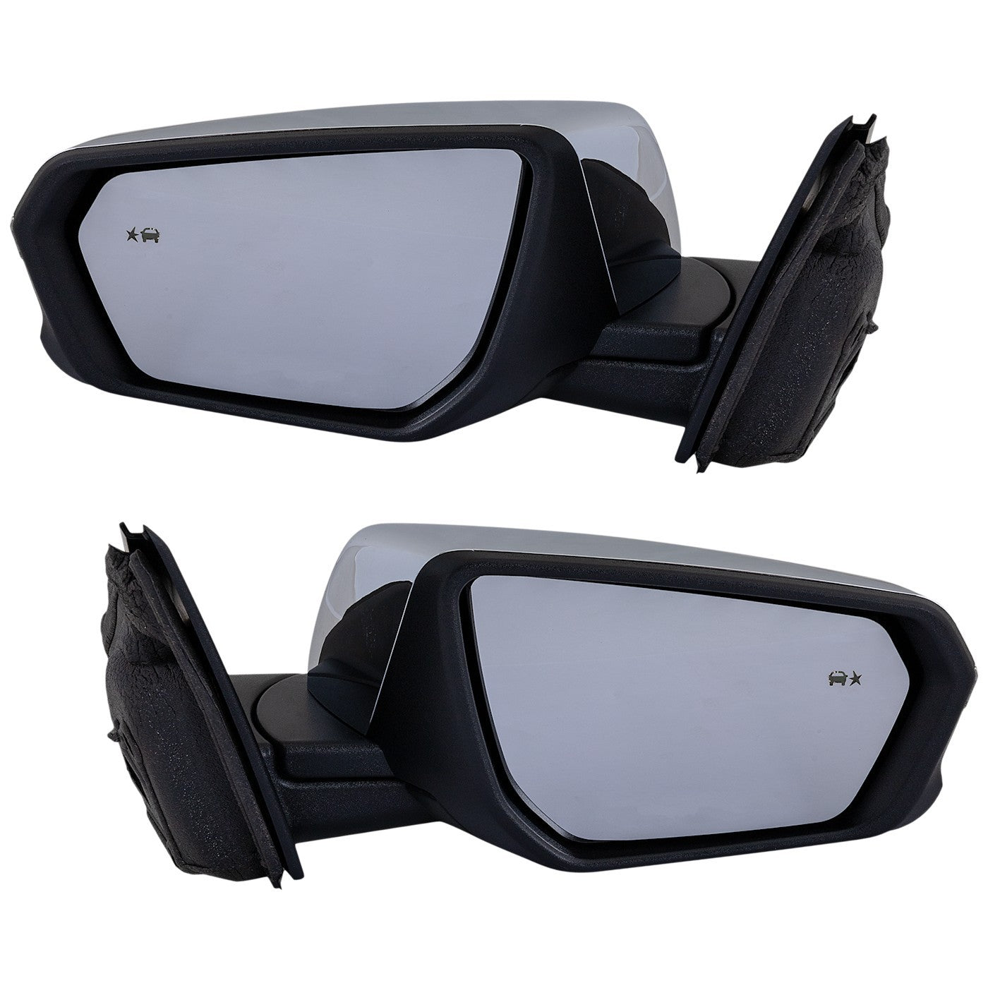 Set of 2 Power Heated Chrome Mirrors for Equinox (2018–2020)