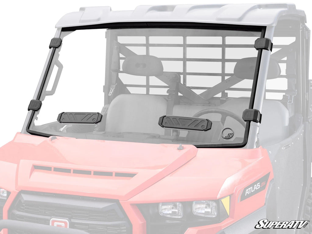 Scratch Resistant Vented Full Windshield for Gravely Atlas JSV (2023+)