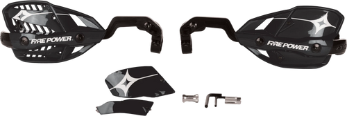 1 1/8" Closed Handguard Black for Offroad Mountain Bikes (Fire Power)