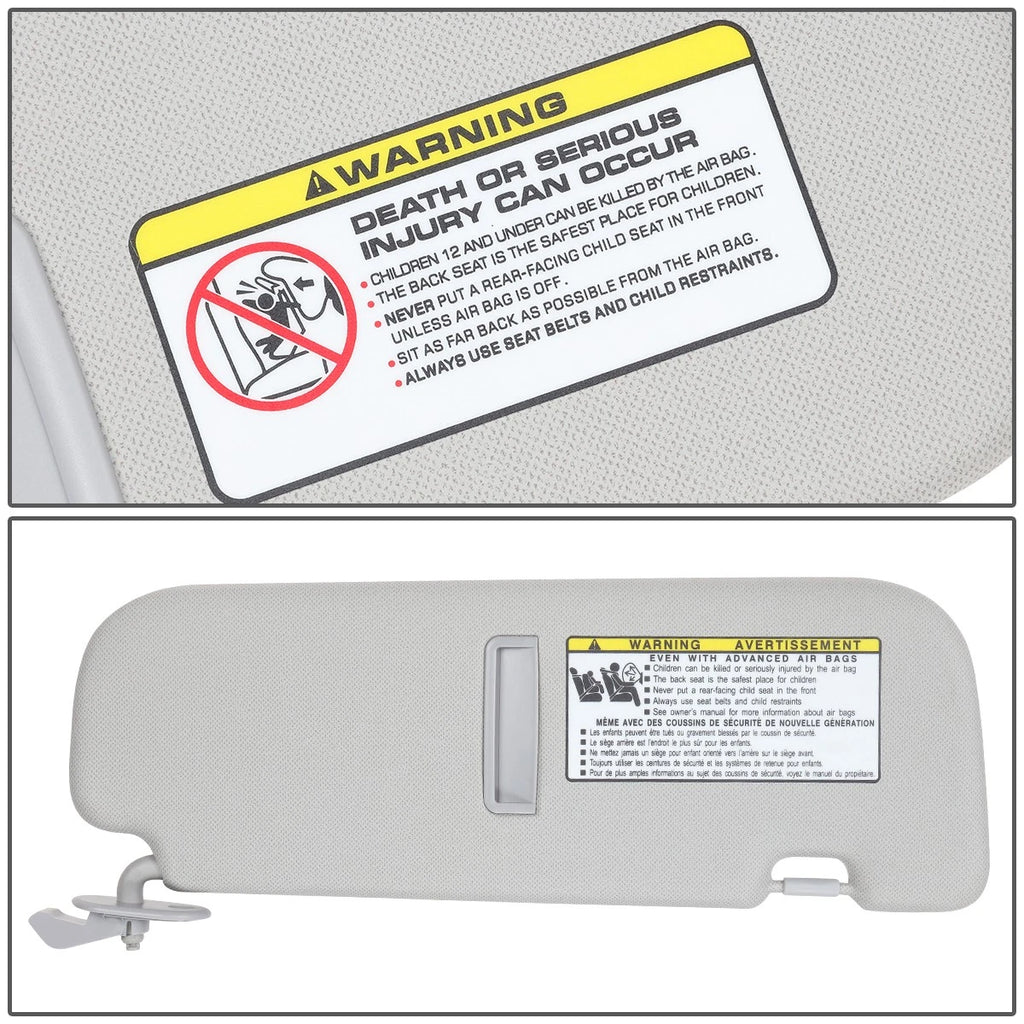 Left Driver Side Sun Visor Sunshade for Hyundai Elantra (2011–2014)