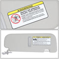 Left Driver Side Sun Visor Sunshade for Hyundai Elantra (2011–2014)