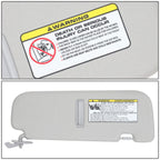 Left Driver Side Sun Visor Sunshade for Hyundai Elantra (2011–2014)