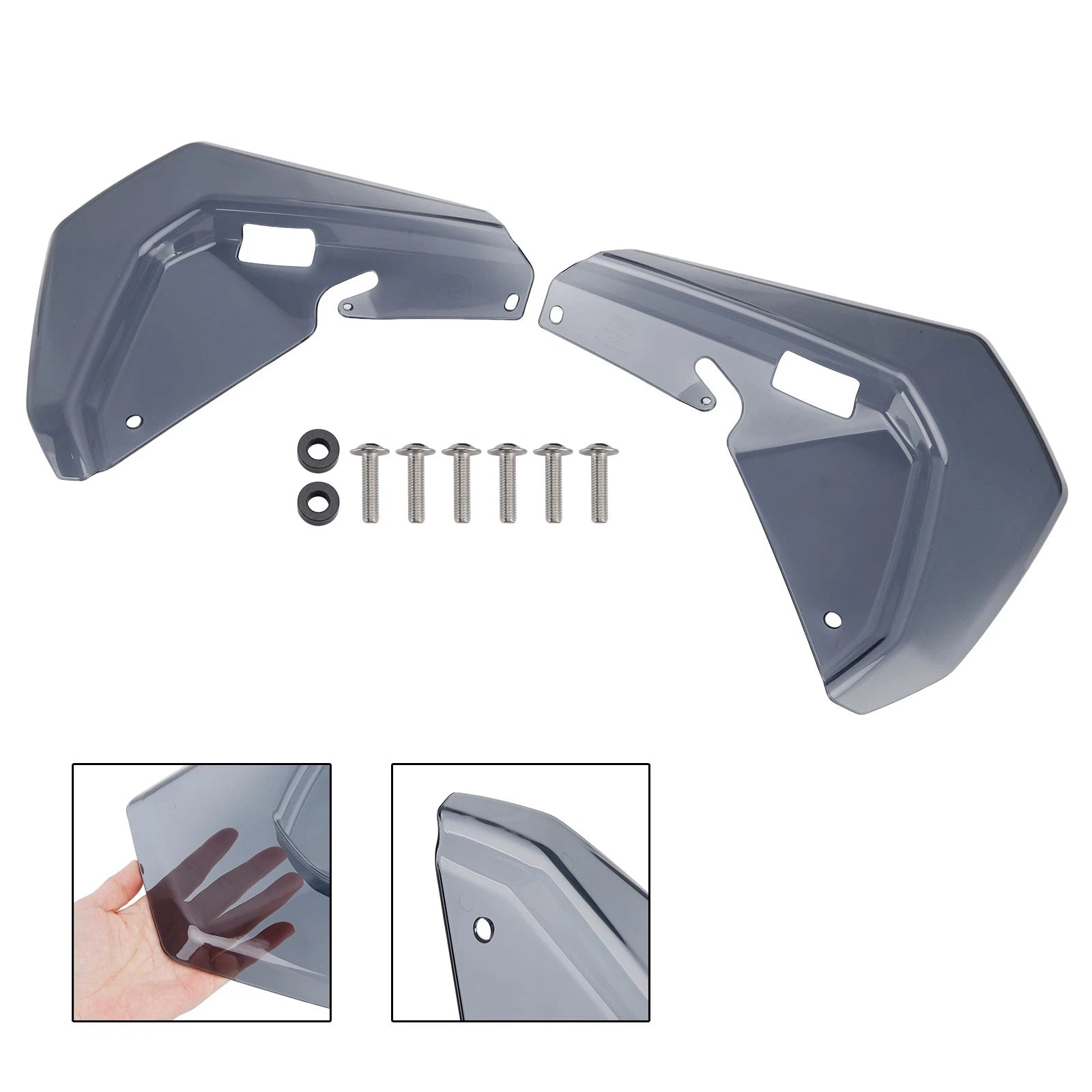 Windshield Plate Side Panels for BMW R1300GS ADV (2025–2026) Gray