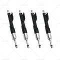 Set of 4 Fuel Injectors for BMW X6 535i 335i 135i 640i (13647597870, 0261500109)
